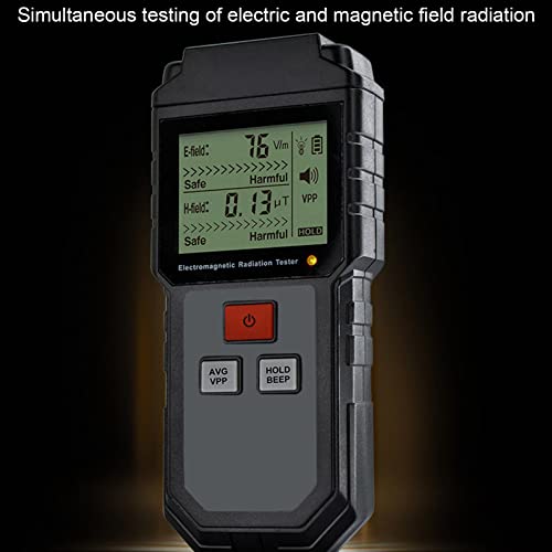 Medidor digital de radiación electromagnética EMF flexman miniatura 6