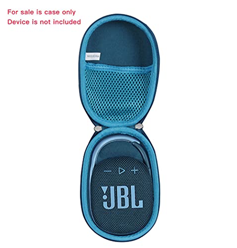 Étui rigide JBL Clip 4 Adada bleu foncé avec fermeture éclair robuste