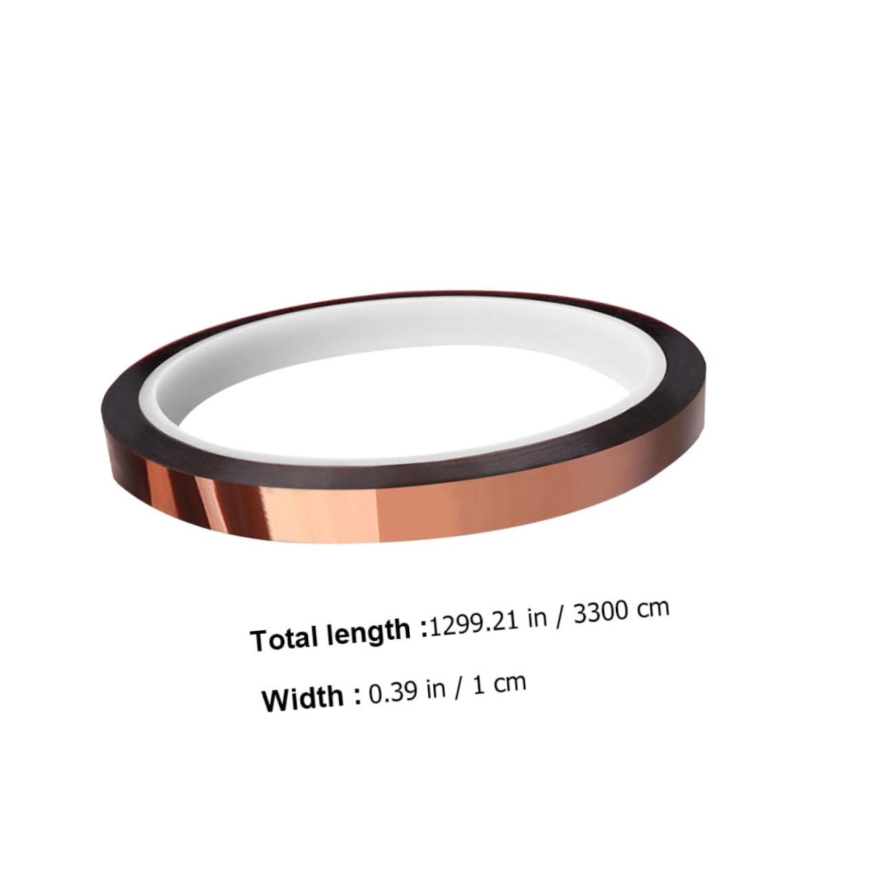 UPKOCH 6 Rolls 10mm X 3 High-Temperature Resistant Polyimide Insulation Tape, Anti-Static Electrical Repair Tape for Household and Industrial Use