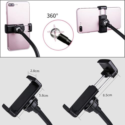 Luz de relleno Sewroro con anillo LED y trípode ajustable para directos impecables 6