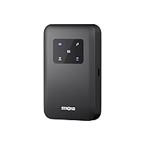 STRONG Saponetta WiFi Portatile con SIM, 4G+ LTE CAT6 300Mbps DL, WiFi AC900Mbps, Hotspot WiFi Tascabile, Connette Fino a 16 Dispositivi, Batteria Ricaricabile, 2500mAh, Porta USB-C (MIFI900)