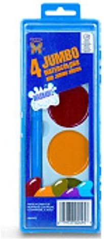 Bulk Buys 4ct. Jumbo Washable Watercolors - Case of 24