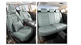 DENGFU Sitzbezüge Auto Autositzbezüge Universal Set für Jeep Grand Cherokee 2003-2021 Wrangle 2005-2021Commander 2006-2010 Renegade Auto Zubehör,Cyan