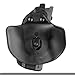 Safariland 7378 7TS ALS Concealment Holster, Flex-Paddle & Belt Loop Combo, Glock 17, 22, 31, SafariSeven Plain Black, Left Hand