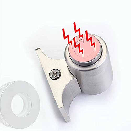 Batente de porta 304 aço inoxidável forte sucção de piso mini batente de porta ferragens de móveis (