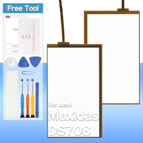 (LCD�͊܂܂�܂���)A-MIND For Autel Maxidas DS708 �^�b�`�p�l�� �����C���p 7.0 �C���` �^�b�`�X�N���[�������p ������ʌ����C���p�L�b�g �����̏C���H��