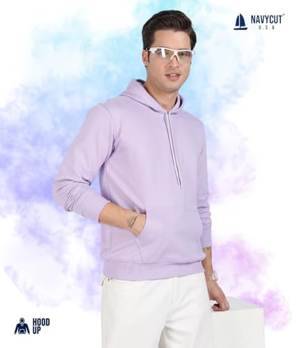 Image of Cotton Hoodies for Men | Pullover | Winter Wear | Hoodie | Hooded Sweatshirt | Kangaroo Pockets Hoodie|Regular Fit |Size S- 2XL
