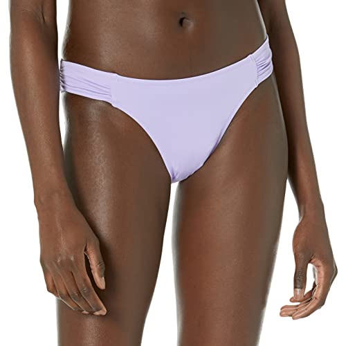 Amazon Essentials Women's Side Tab Bikini Swimsuit Bottom, Lavender, X-Large