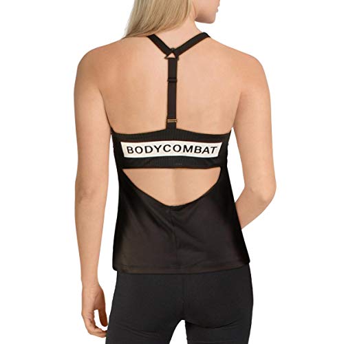 Reebok Les Mills Bodycombat Long Bra, Black, Large #TOP1