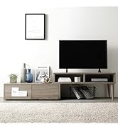 Amazon｜RASIK テレビ台 ローボード 110cm幅 グレージュ 43型対応 壁