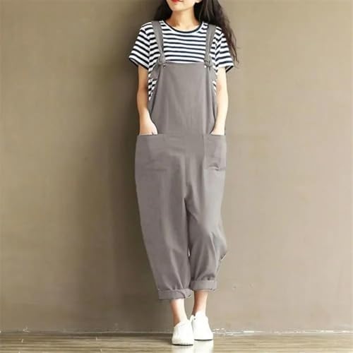 Combinaison sans manches ample pour camoufler les formes avec style