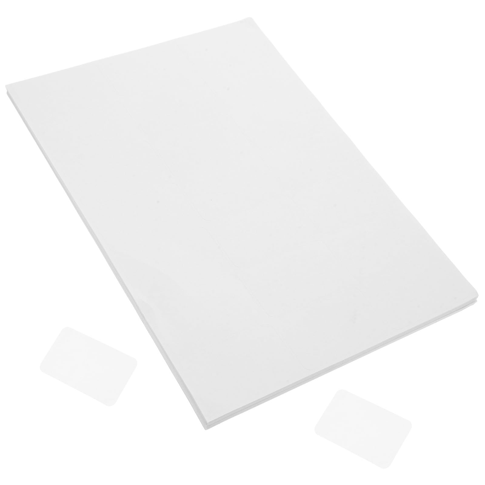 NUOBESTY Etichette Adesive in Carta Bianca 100 Fogli Formato A4 21 Adesivi per Foglio, Forte Adesione e Applicazioni Versatili per Ufficio e Magazzino