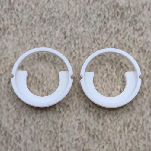 ULEIVA Ersatz Klemmbuchse 2 Stck Weiss kompatibel mit Kermi Henrad Heizkörper Seitenverkleidung