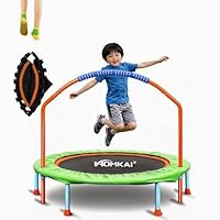 Amazon | HOMKAI 折りたたみトランポリン 38 インチ 子供用 室内用