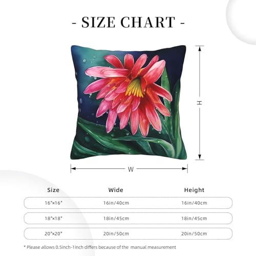 Housse de coussin en velours côtelé doux à fleurs, textile de salon premium
