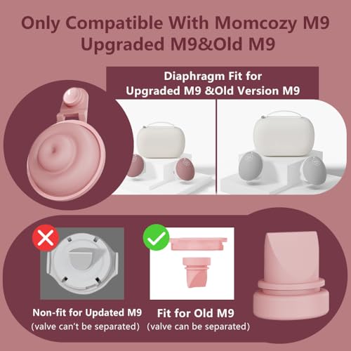 2 piezas válvulas y 2 piezas diafragmas para Momcozy M9 miniatura 2