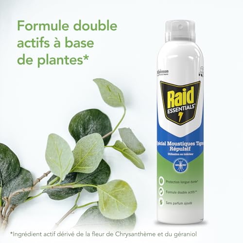 Raid essentials répulsif pour moustiques tigres 300ml - vue 5