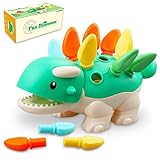 Babies Sensory Toys Age 6 9 12 18 24 Months Fine Motor Skills Learning Dinosaur for Toddlers,Baby Montessori Developmental Educational Sorting Toys for Boys Girls Gifts for Kids 1 2 3 One Years Old