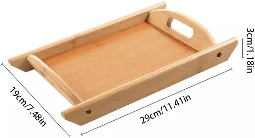 Breakfast Tray Rectangular Fried Chicken Shop Burger Fries Tray Home Snack Snack Fruit Bread Tray Cafe Tray Coffee Table Tray,A