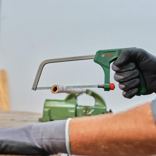 Bosch Bügelsägeblätter Precise 150mm, 3 Stück (für Bügelsägen 150mm; 24 TPI; robuste Sägeblätter aus Bimetall für präzise Schnitte in Metall, Kunststoff und Weichholz; Gehärtete Zähne)