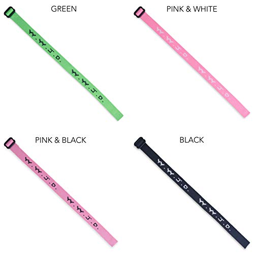 Single W.w.j.d. Bracelet - 22 Individual Colors To Choose From - Mix And Match (Navy Blue) #TOP3