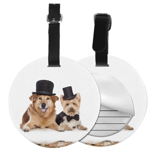 Étiquettes de bagage chiens mignons en PVC pour ne plus perdre votre valise en vacances