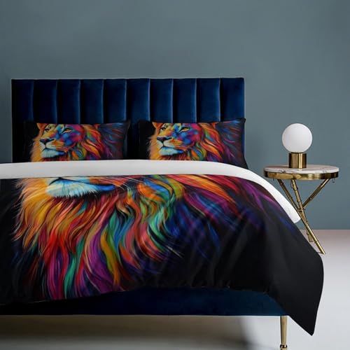 Ropa de cama de microfibra Rosenlöwe textil hogar con cremallera 3 unidades 8