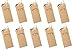 sin4sey 10er Buntstifte-Set Klein Mitgebsel Hochzeit Restaurant Kinder Verpackung Braun
