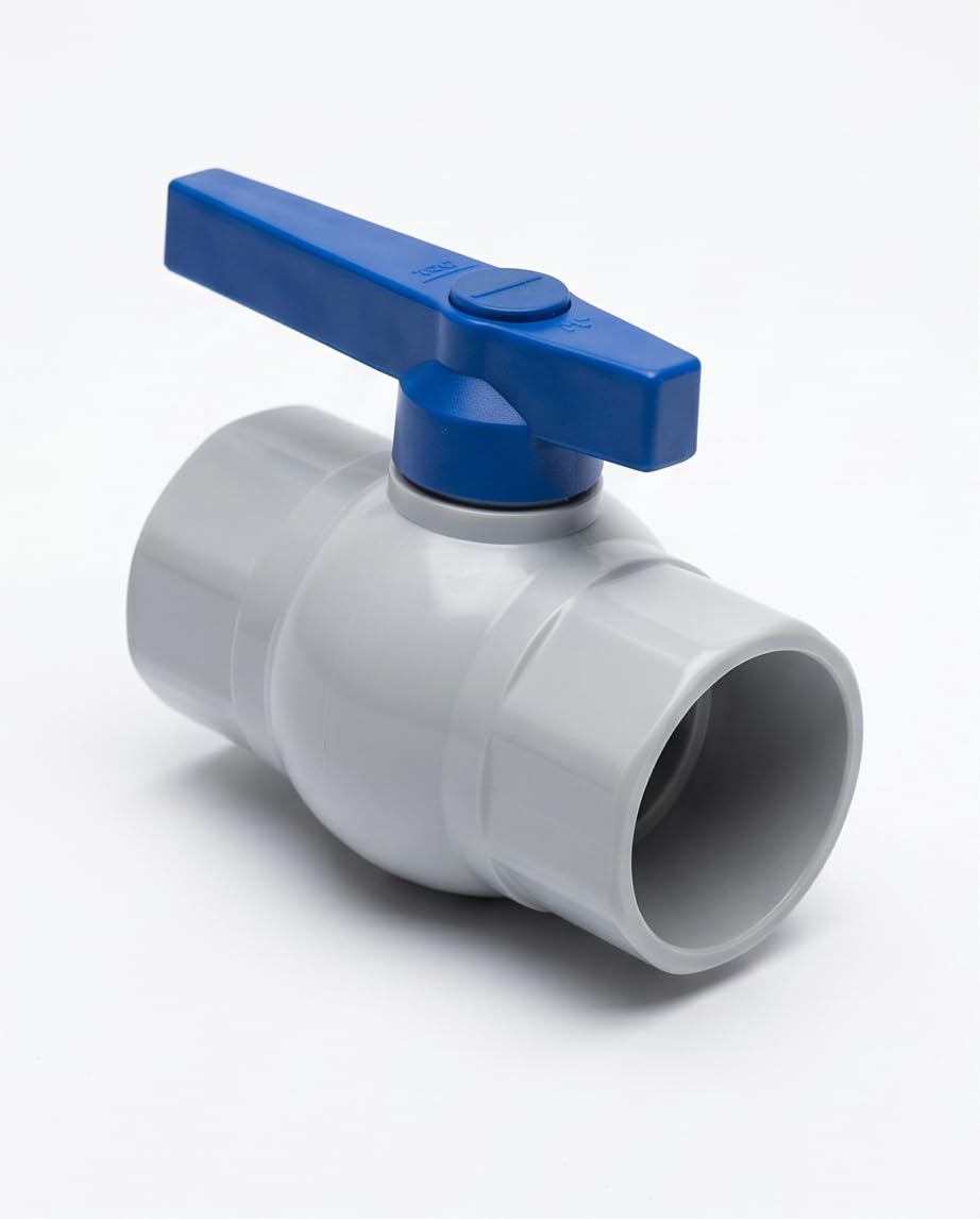 RPVC Solid Ball Valve, 50 mm (2 Inch), Heavy Duty, Full Flow Shut-Off, Leak-Proof, Corrosion Resistant, for Industrial & Residential Use-image-39