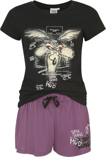 LOONEY TUNES Wile E Coyote Mujer Pijama Multicolor 100% algodón Regular