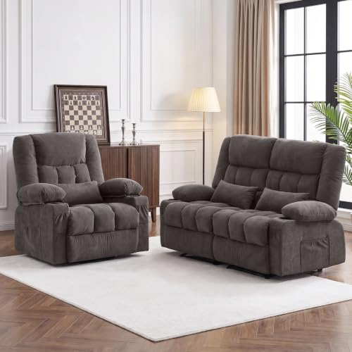 Modern 2-Piece Recliner Sofa Set