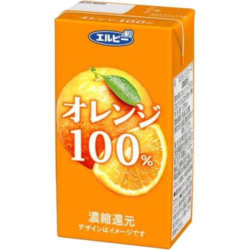 �G���r�[ �I�����W 100���W���[�X 125ml×1�P�[�X/24�{