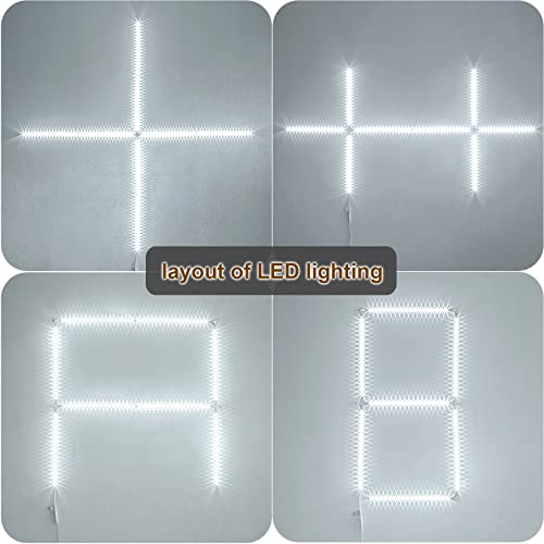 WOBANE LED Display Light Kit, Set of 8 12 inch LED Strip Bar, 6000K White by WOBANE - Image 7