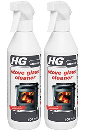 Hg Stove Glass Cleaner 500ml, Pack of 2