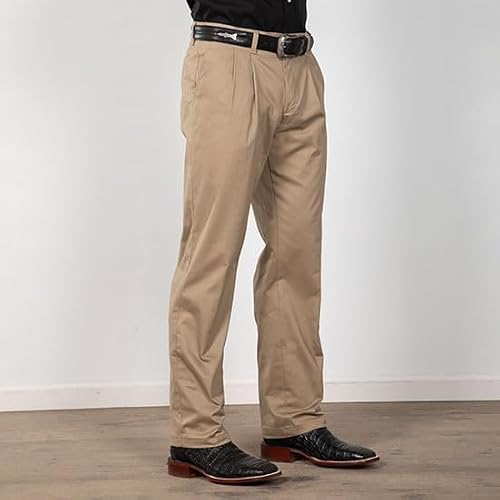 Wrangler Riata Pleated Relaxed Fit Casual Pant – Spodnie męski