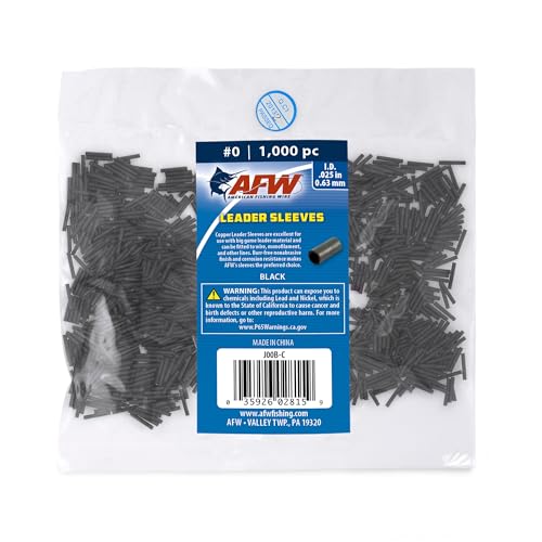 Image of American Fishing Wire Single Barrel Crimp Sleeves
