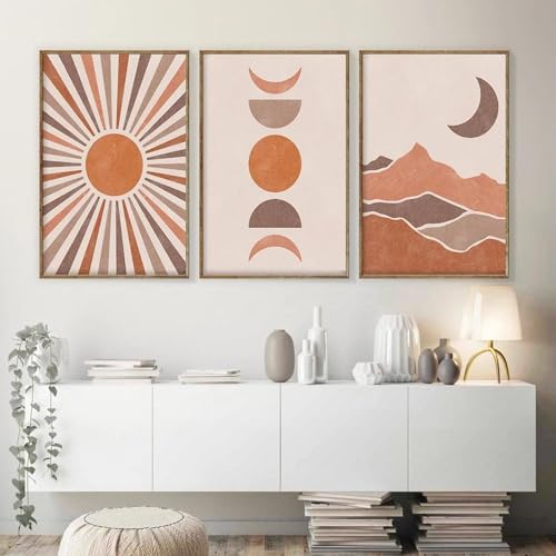 Art mural abstrait haut de gamme et impressions modernes KemneT