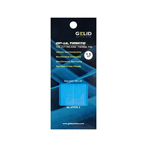 Gelid Solutions GP-Ultimate 15W-Almofada térmica 120x20x 1,5mm (2 peças). Excelente condução de calo