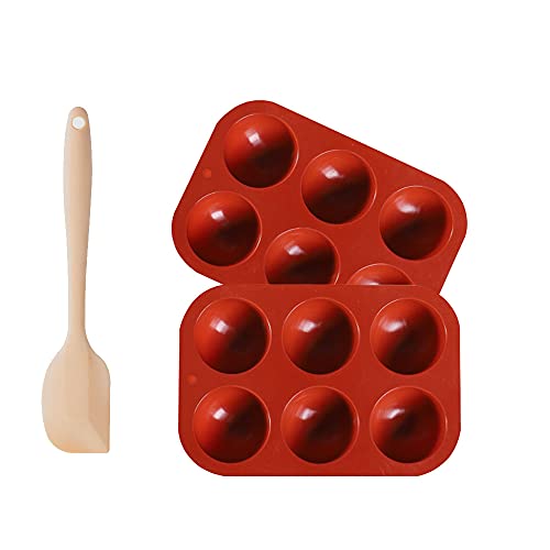 Fexinshern 2 pezzis 6 Semisfera Stampi & Spatola