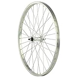  Motodak Rueda Bicicleta de Montaña 24 \"Av Ecrou. Eje Completo Llantas Plata mach1. Moy. Michael Magnum Freno de V 36t