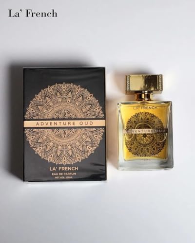 La French Adventure Oud Parfum Intense Perfume for Men & Women 100ml Eau De Parfum Arabic & French Fragrance Notes with Oud Amber Musk Patchouli Bergamot & Cardamom Long Lasting Fragrance Scent