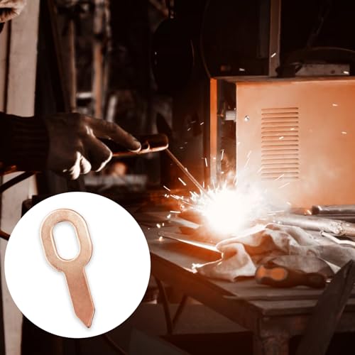 Image of 100PCS Dent Pulling Rings, Dent Pulling Puller Rings Triangle OT Dent Pulling Straight Washer, Metal Shrink Repair Tool for Car Body Welding Panel Welder Spot Welding Machine