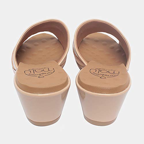 Tamanco Anabela Malu Super Comfort Alana Feminino Nude 38