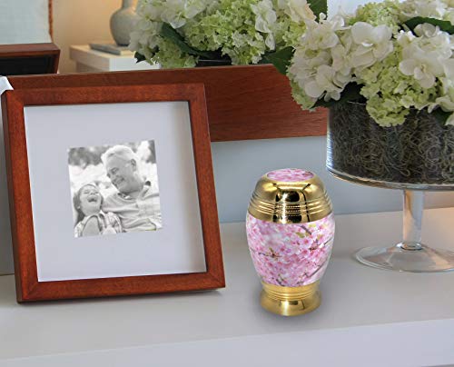 Image of Cherry Blossom Cremation Urns for Human Ashes Adult Female Urns for Ashes