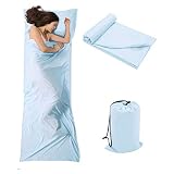OTDEST Travel and Camping Sheet Sleeping Bag Liner - Lightweight Compact and Portable Adult Sleeping