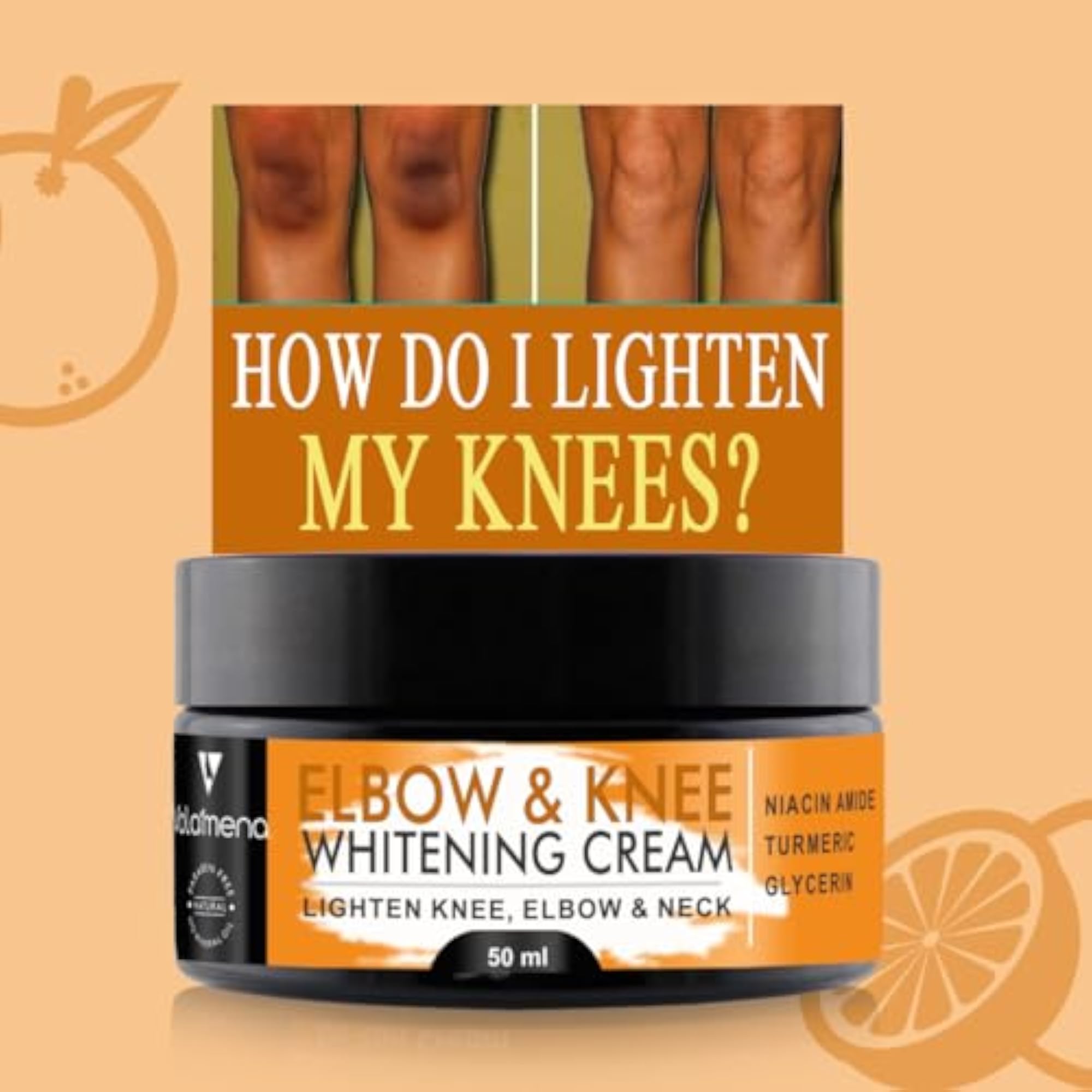 Elbow & Knee Cream with Vitamin-C, Niacinamide & Turmeric