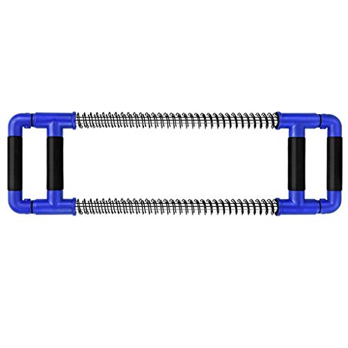 YILANJUN Arm Stick, Forearm Exerciser, Arm Trainer Device, Upper Arm Exerciser, Grip Equipment, Wrist Equipment, for Shoulder, Arms and Chest Exercises (Silver-Blue, Silver-Black)