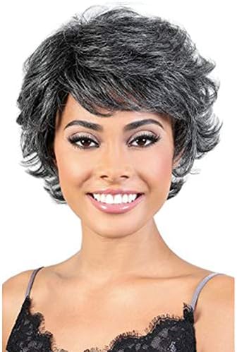 Sh Brenda Human Hair Wig by Motown Tress in 1, Cap Size: Average, Length: Short