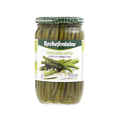 ROCHEFONTAINE - Haricots Verts Extra Fins Cueillis Et Rangés Main 345G - Lot De 3 - livraison offerte