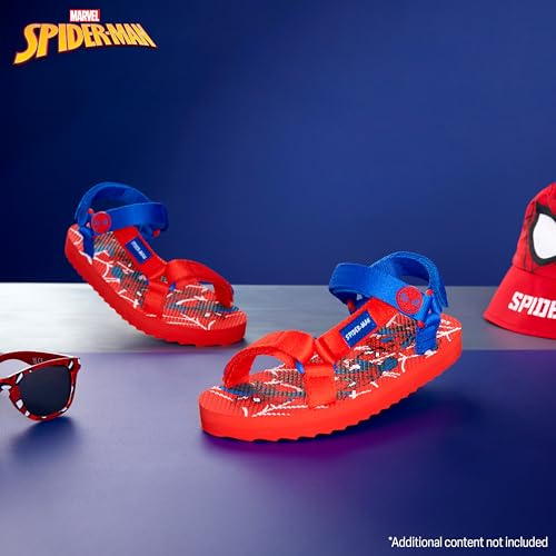 Marvel Spiderman Sandals for Boys Summer Shoes with Adjustable Straps Boys Gifts2